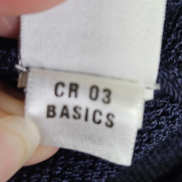 Y2K VTG St John Womens 12 Pants Santana Knit Pull On Cruise Collection Navy Blue - Picture 7 of 12